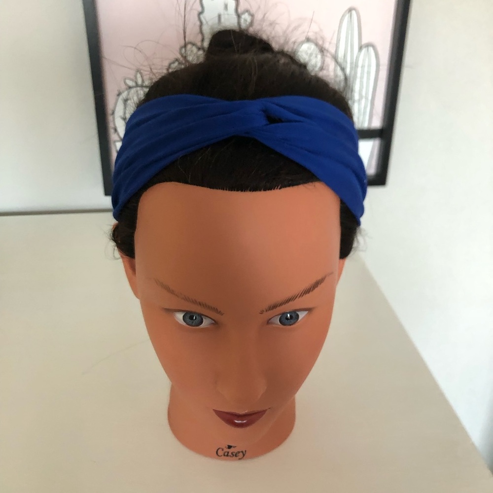 Blue headband